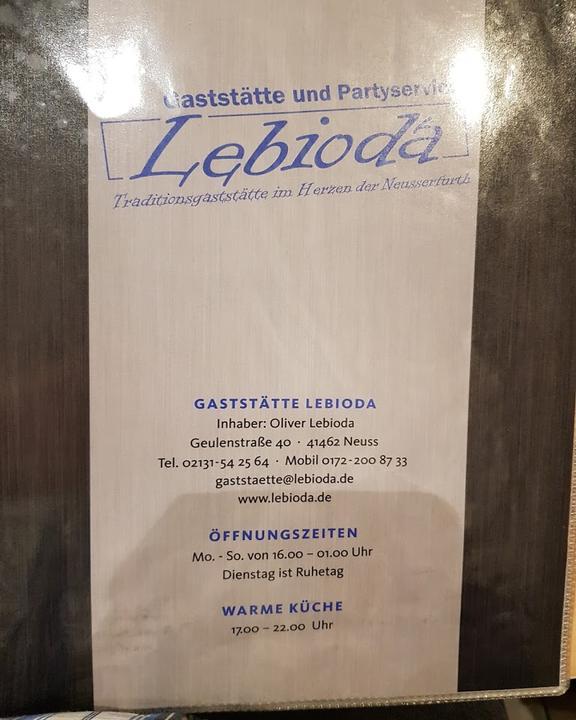 Gaststätte Lebioda