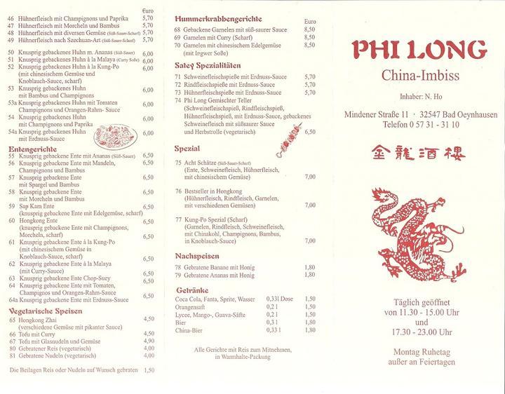 China-Imbiss Phi-Long